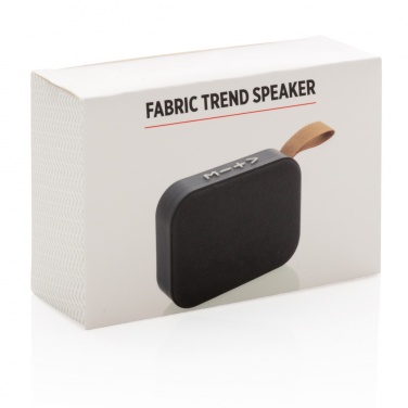 Logotrade presentreklam bild: Fabric trendig högtalare