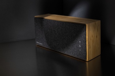 Logotrade profilprodukter bild: Wynn 20W bambu trådlös högtalare