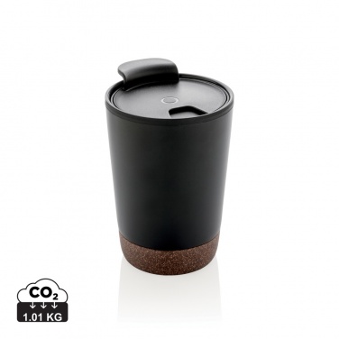 Logotrade reklamprodukter bild: GRS RPP stainless steel kork mugg