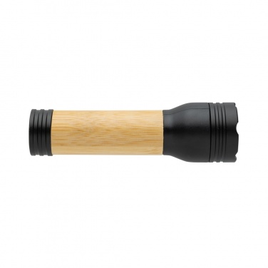 Logotrade profilprodukter bild: Lucid 1W ficklampa RCS certifierad återvunnen plast & bambu