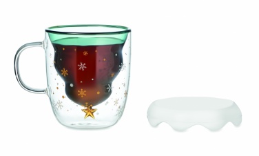 Logotrade profilprodukter bild: Dubbelväggig mugg av borosilika