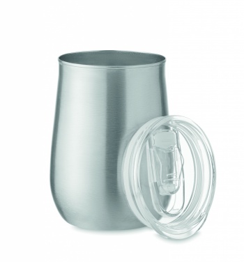 Logotrade reklamprodukter bild: Mugg återvunnen rostfri metall