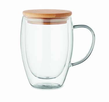 Logotrade profilprodukter bild: Mugg i borosilikat dubbelvägg