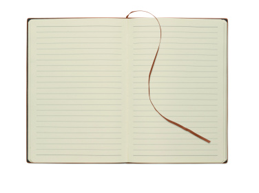 Logotrade presentreklam bild: A5 anteckningsbok i smokey PU