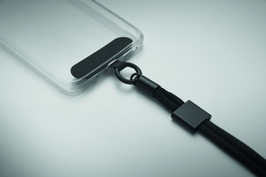 Logotrade presentreklam bild: Handledsband telefon i RPET