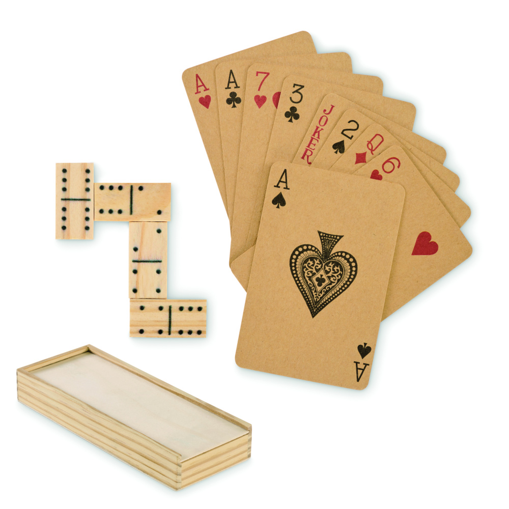 Logotrade kampanjprodukter bild: Domino- och kort set