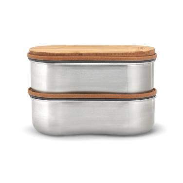 Logotrade presentreklam bild: Black+Blum Dubbel Rostfri Bento-låda