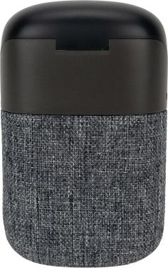 Logotrade profilreklam bild: Bluetooth-högtalare HF01 med inbyggda hörlurar 2 i 1