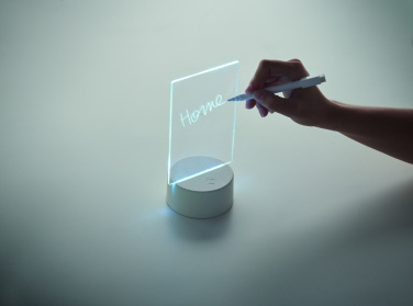 Logotrade kampanjprodukter bild: LED-belyst memoskylt