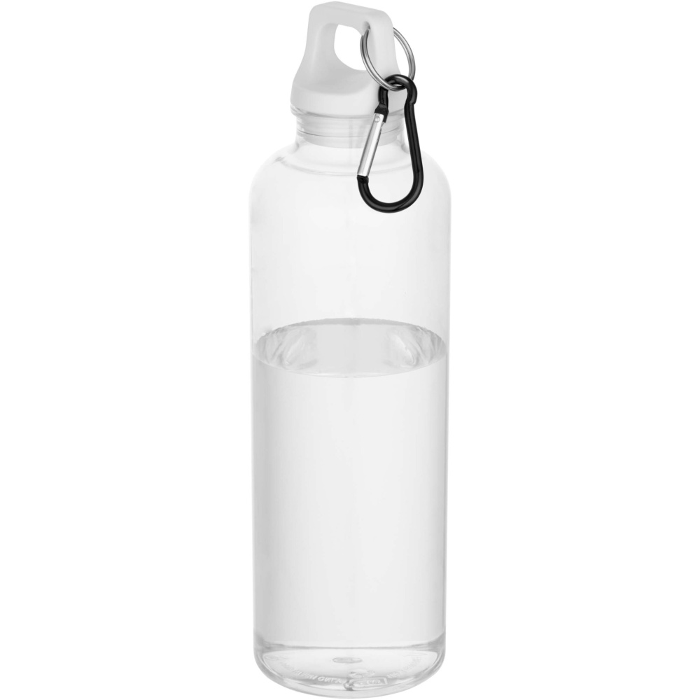 Logotrade kampanjprodukter bild: Oregon 750 ml vattenflaska av RCS-certifierad återvunnen plast med karbinhake