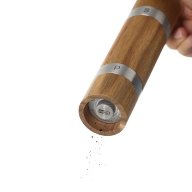 Logotrade reklamprodukter bild: AdHoc Duomill dubbelkvarn för peppar och salt